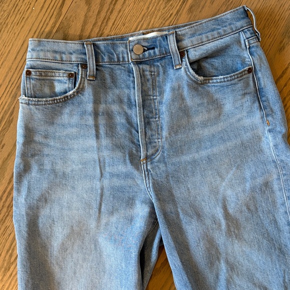 Aritzia Denim Forum The Arlo Hi-Rise Straight Leg Jeans - Picture 6 of 9